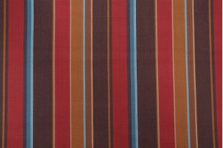 Stripe Woven Decorator Fabric in Canyon