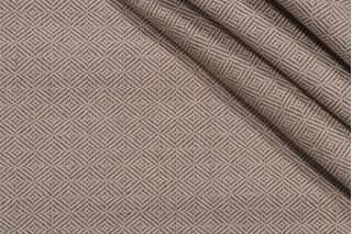 Diamond Woven Upholstery Fabric in Hemp