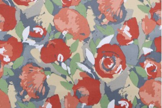 Richloom Novino Printed Polyester Outdoor Fabric in Dune 