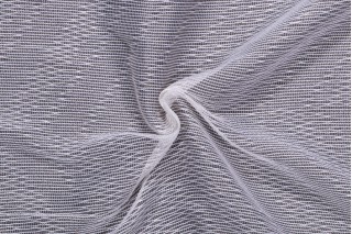 Old World Weavers Chevron Sheer Woven Drapery Fabric in Ice
