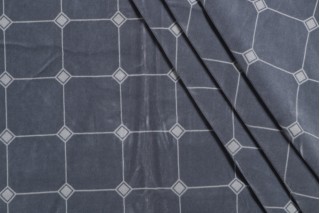 1 Yard Lelievre Paris Zen Woven Velvet Upholstery Fabric in Ciel