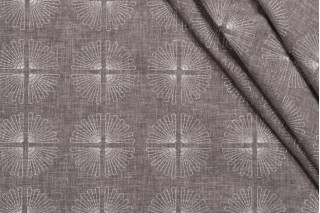 Studio NYC Array Emb Drapery Fabric in Smoke