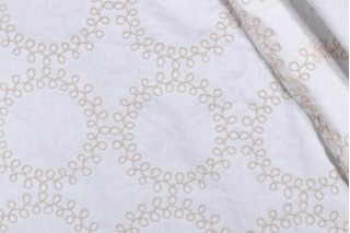 Waverly Ready To Roll Emb Drapery Fabric in Twine