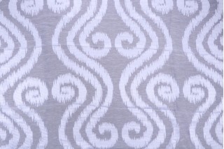 1 Yard Alhambra Kyle Sheer Drapery Fabric in White