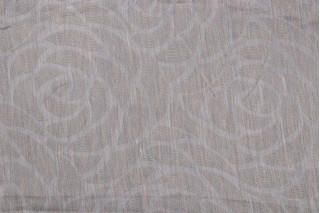 Alhambra Irwin Sheer Drapery Fabric in Cream