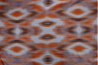 1 Yard Lelievre Paris Calypso Sheer Drapery Fabric in Feu