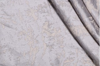 Alhambra Dawson Woven Drapery Fabric in Concrete