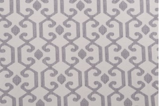 Trellis Tapestry Upholstery Fabric in Smoke