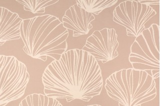 Bella Dura Scallopin Solution Dyed Acrylic Outdoor Fabric in Beach