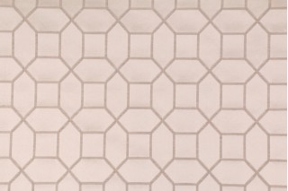 Richloom Hyde Woven Polyester & Linen Decorator Fabric in Alabaster