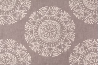 Richloom Saskia Embroidered Cotton Blend Decorator Fabric in Pewter