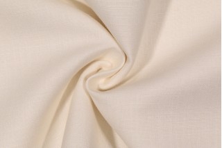 Covington Linden Linen Blend Drapery Fabric in 101 Antique White
