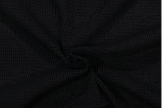 Edmond Petit Tulle Maille Carre Sheer Netting Drapery Fabric in Noir