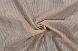 Old World Weavers Solana Sheer Drapery Fabric in Khaki