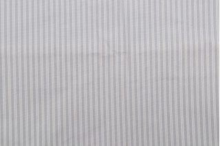 Stripe Woven Drapery Fabric in Fog