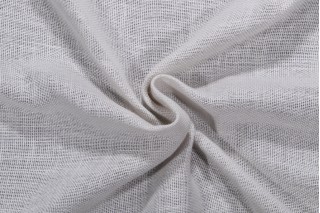 Westbury Copenhagen Linen Sheer Drapery Fabric in Pale Buff