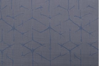 Trellis Woven Solution Dyed Acrylic Outdoor Fabric in Slate Blue
