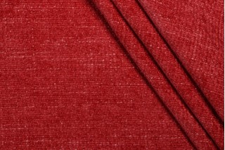 Kaufmann Asteria Performance Woven Chenille Upholstery Fabric in Scarlet 