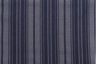 Kirkby Limit Woven Polypropylene Outdoor Fabric in Navy
