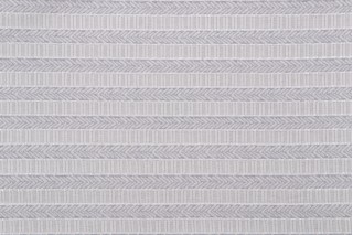 Waverly Admiral Stripe Woven Chenille Upholstery Fabric in Nickel
