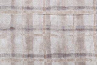 Waverly Arno Printed Linen Blend Drapery Fabric in Fumo