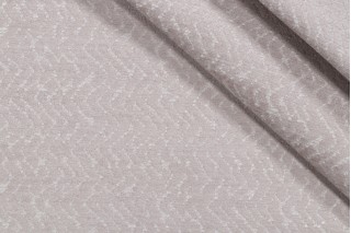 Chevron Woven Chenille Upholstery Fabric in Pumice