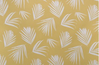 Premier Prints Shade Printed Polyester Outdoor Fabric in Spice Yellow 