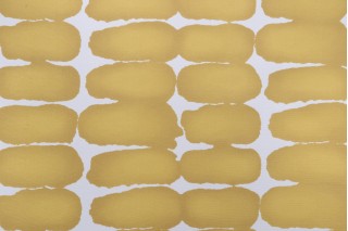 Premier Prints Shibori Dot Printed Polyester Outdoor Fabric in Spice Yellow 