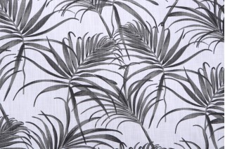 Premier Prints Karoo-Slub Canvas Printed Cotton Drapery Fabric in Raven 