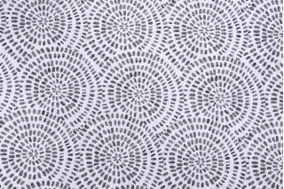 Premier Prints Cecil-Slub Canvas Printed Cotton Drapery Fabric in Raven 
