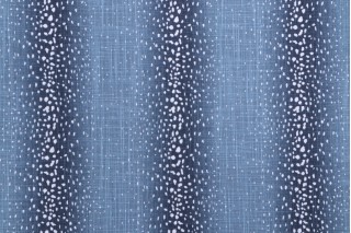 Premier Prints Antelope-Slub Canvas Printed Cotton Drapery Fabric in Peacoat 
