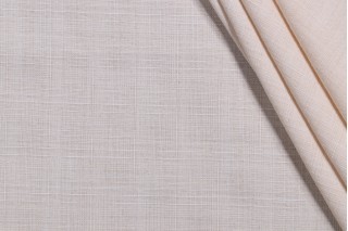 Solid Woven Semi-Sheer Drapery Fabric in Buff