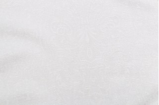 Solid Woven Chenille Upholstery Fabric in Winter