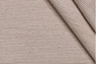 Ribbed Woven Upholstery Fabric in Latte 
