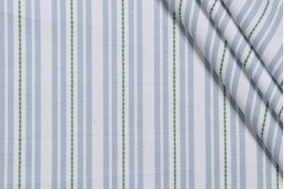 Kaufmann Murali Stripe Woven Decorator Fabric in Mist 