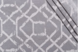 PK Lifestyles Yulin Gros Point Velvet Upholstery Fabric in Sterling 