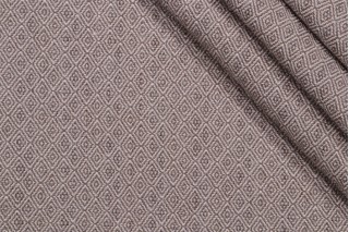 Diamond Woven Upholstery Fabric in Stone
