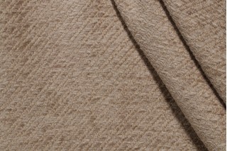 Scalamandre Fontwill Woven Chenille Upholstery Fabric in Taupe