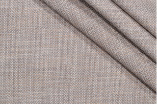 Textured Solid Woven Upholstery Fabric in Metal