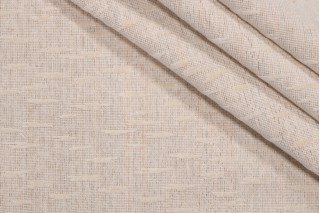 Scalamandre Khan Woven Grois Point Woven Upholstery Fabric in Beige