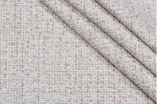 Doolin Woven Chenille Upholstery Fabric in Pewter