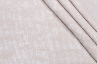 Richard Woven Chenille Upholstery Fabric in White Sand