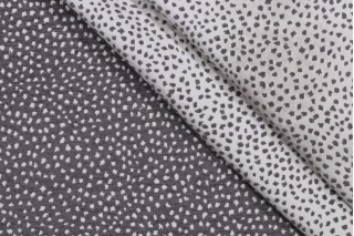 Tempo Galaxy-Reversible Woven Chenille Upholstery Fabric in Gunmetal 