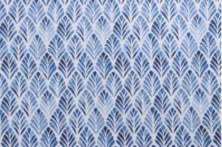 Terrasol - Rialto Printed Acrylic Outdoor Fabric in Indigo 