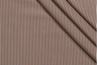 Grey Watkins Bison Weave Woven Decorator Fabric in Claret/Camel for Scalamandre