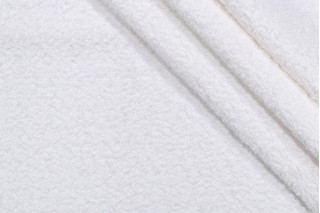 Crypton Jennie High Performance Chenille Upholstery Fabric in Snow 