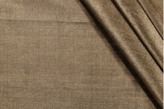 Fabricut Cavallino Silk Decorator Fabric in Brass Glimmer