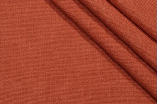 Dixon Solid Woven Decorator Fabric in Tangerine