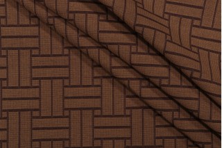 Thibaut Times Square W73291 Woven Upholstery Fabric in Brown 