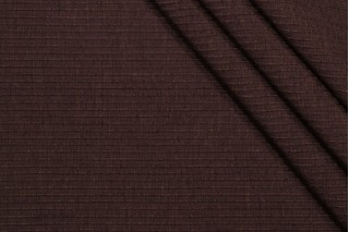 Thibaut Florence W74535 Woven Chenille Upholstery Fabric in Dark Brown 